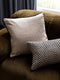 'Etro Black Piped Velvet' Square Cushion (50cm) by L&M Home. Australian Art Prints and Homewares. Green Door Decor. www.greendoordecor.com.au