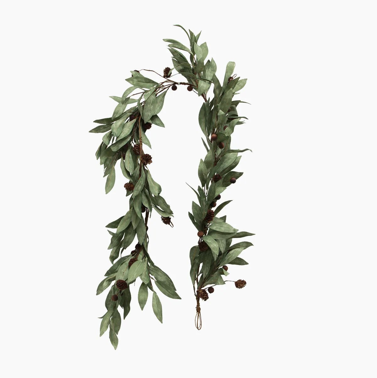 Eucalyptus & Brown Berry Wood Swag | Large by French Country Collection. Australian Art Prints and Homewares. Green Door Decor. www.greendoordecor.com.au