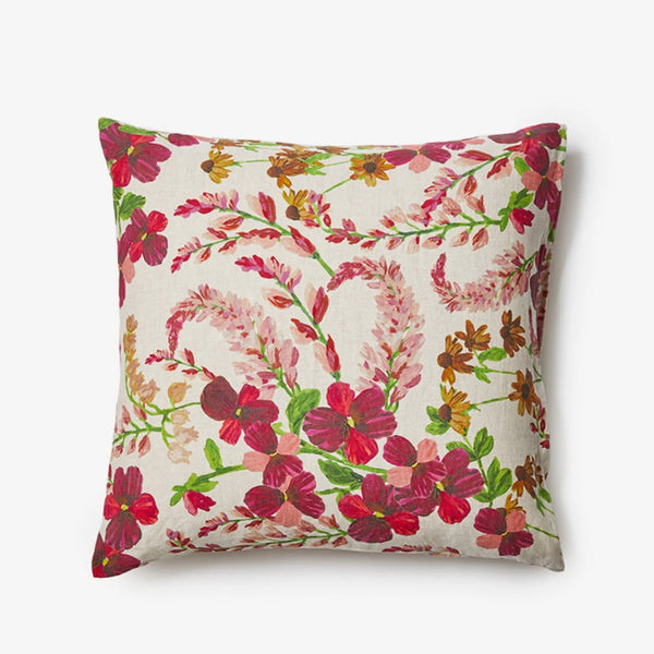 Linen Pillowcase Set - European | Lupin Multi