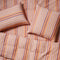 European Pillowcase Set | Stripe Orange by Bonnie and Neil. Australian Art Prints and Homewares. Green Door Decor. www.greendoordecor.com.au
