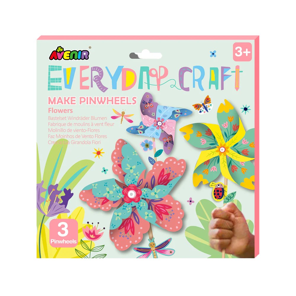 Everyday Craft - Make Pinwheels Flowers | Avenir. Australian Art Prints, Gifts, Fashion and Homewares. Green Door Decor. www.greendoordecor.com.au
