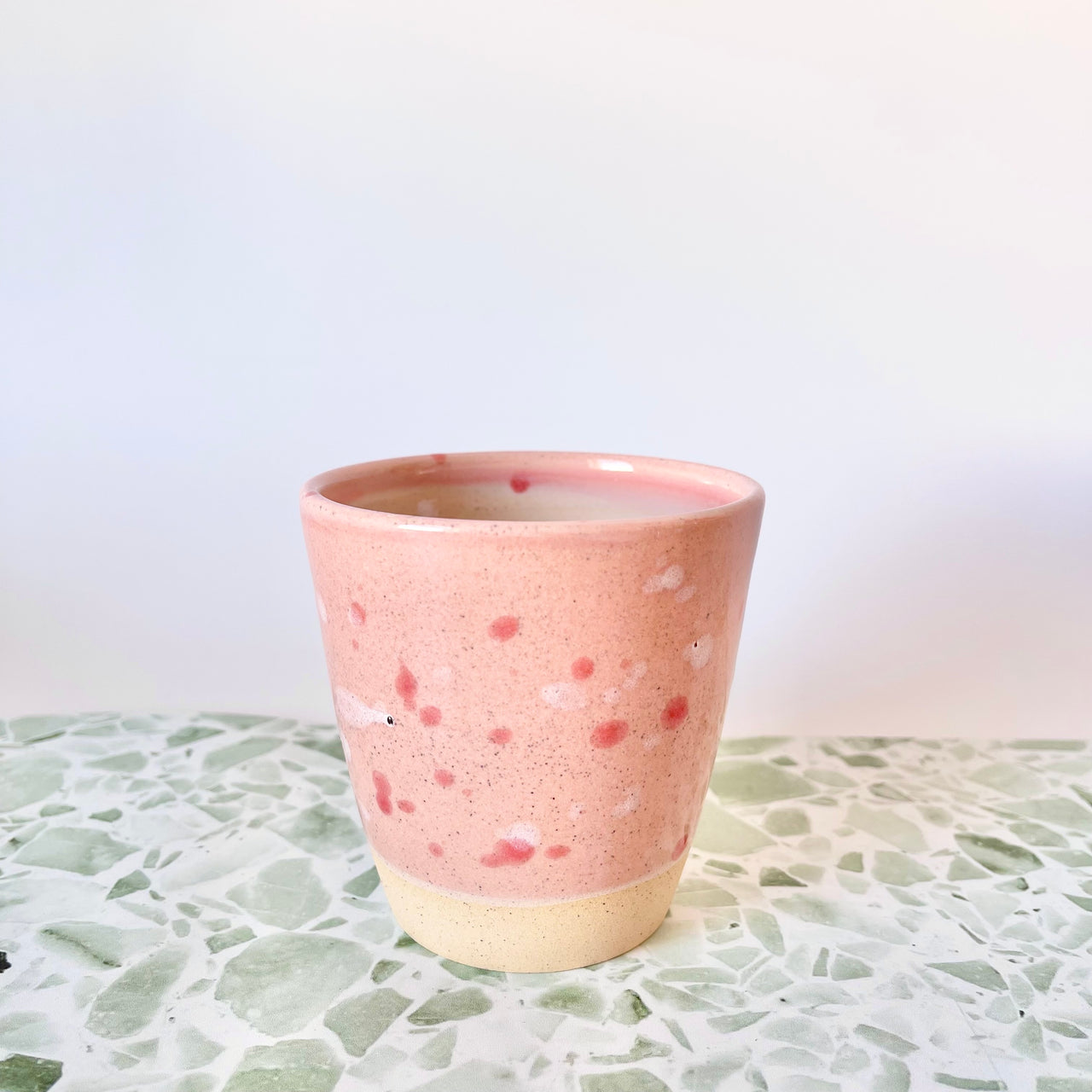 Ceramic Latte Cup | Pink Cherry Blossom by Bei Creative. Australian Art Prints and Homewares. Green Door Decor. www.greendoordecor.com.au