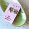 Petal Hoop Earrings | Green By Bei Creative Australian Art Prints and Homewares. Green Door Decor. www.greendoordecor.com.au