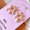 Petal Hoop Earrings | Light Pink By Bei Creative Australian Art Prints and Homewares. Green Door Decor. www.greendoordecor.com.au