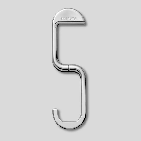 FLIP Bag Hook | Silver by Klipsta. Australian Art Prints and Homewares. Green Door Decor. www.greendoordecor.com.au