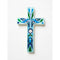 'Fable' Blue Sun Large Cross by Jones and Co. Australian Art Prints, Fashion and Homewares. Green Door Decor. www.greendoordecor.com.au