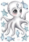 Fabric Wall Decals - Sea Creatures Octopus by Isla Dream. Australian Art Prints and Homewares. Green Door Decor. www.greendoordecor.com.au