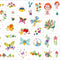 Face Stickers & Tattoos | Fantasy Garden World | Avenir. Australian Art Prints and Homewares. Green Door Decor. www.greendoordecor.com.au