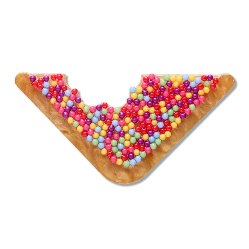 Fairy Bread Brooch | Erstwilder. Australian Art Prints, Gifts, Fashion and Homewares. Green Door Decor. www.greendoordecor.com.au