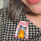 Chinny Chin Chins Brooch | Fairytales Collab with Erstwilder X Pete Cromer. Australian Art Prints and Homewares. Green Door Decor. www.greendoordecor.com.au