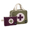 Kollab Family First Aid Kit | Khaki/Burgundy by Kollab. Australian Art Prints, Gifts, Fashion and Homewares. Green Door Decor. www.greendoordecor.com.au