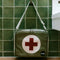 Kollab Family First Aid Kit | Khaki/Burgundy by Kollab. Australian Art Prints, Gifts, Fashion and Homewares. Green Door Decor. www.greendoordecor.com.au