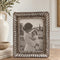 Fanned Rectangle Photo Frame Pewter . Australian Art Prints, Gifts, Fashion and Homewares. Green Door Decor. www.greendoordecor.com.au