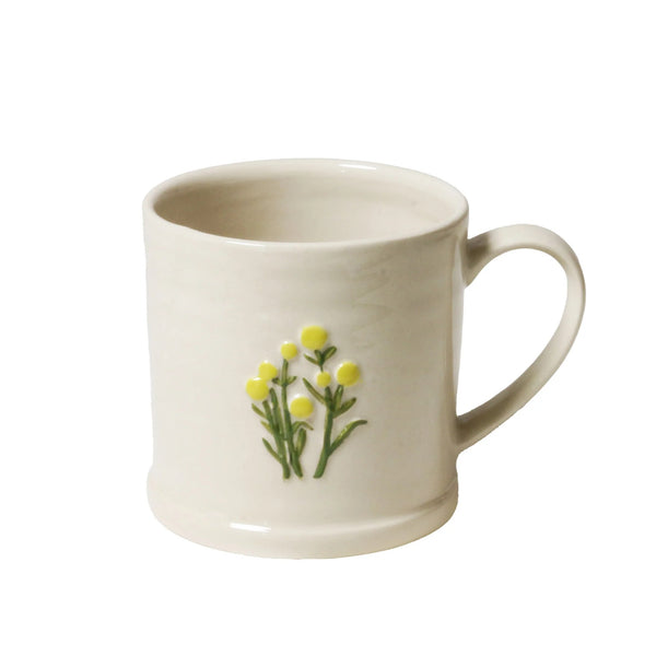 Favourite Things Mug | Billy Button by Robert Gordon. Australian Art Prints, Gifts, Fashion and Homewares. Green Door Decor. www.greendoordecor.com.au