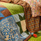 'Faye' Patchwork Bedcover by Sage and Clare. Australian Art Prints, Gifts, Fashion and Homewares. Green Door Decor. www.greendoordecor.com.au