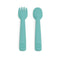 Feedie® Fork & Spoon Set | Pistachio | We Might Be Tiny. Australian Art Prints and Homewares. Green Door Decor. www.greendoordecor.com.au