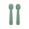 Feedie® Fork & Spoon Set | Sage | We Might Be Tiny. Australian Art Prints and Homewares. Green Door Decor. www.greendoordecor.com.au