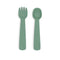 Feedie® Fork & Spoon Set | Sage | We Might Be Tiny. Australian Art Prints and Homewares. Green Door Decor. www.greendoordecor.com.au