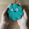 Feel Good Fuzzy Friend Bag Charm/Keychain | Buddy by Home Dweller. Australian Art Prints, Gifts, Fashion and Homewares. Green Door Decor. www.greendoordecor.com.au