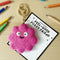Feel Good Fuzzy Friend Bag Charm/Keychain | Hope by Home Dweller. Australian Art Prints, Gifts, Fashion and Homewares. Green Door Decor. www.greendoordecor.com.au