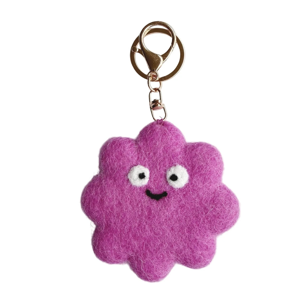 Feel Good Fuzzy Friend Bag Charm/Keychain | Hope by Home Dweller. Australian Art Prints, Gifts, Fashion and Homewares. Green Door Decor. www.greendoordecor.com.au