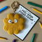 Feel Good Fuzzy Friend Bag Charm/Keychain | Sunny by Home Dweller. Australian Art Prints, Gifts, Fashion and Homewares. Green Door Decor. www.greendoordecor.com.au