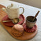 Felt Coaster Set | Spiced Cocoa by Home Dweller. Australian Art Prints, Gifts, Fashion and Homewares. Green Door Decor. www.greendoordecor.com.au