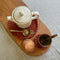 Felt Coaster Set | Spiced Cocoa by Home Dweller. Australian Art Prints, Gifts, Fashion and Homewares. Green Door Decor. www.greendoordecor.com.au