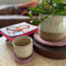 Felt Coaster Set | Vintage Rose by Home Dweller. Australian Art Prints, Gifts, Fashion and Homewares. Green Door Decor. www.greendoordecor.com.au