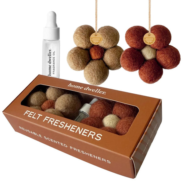 Felt Freshener | Creamy Caramel by Home Dweller. Australian Art Prints, Gifts, Fashion and Homewares. Green Door Decor. www.greendoordecor.com.au