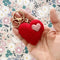 Felt Heart Keychain | Red
