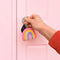 Felt Rainbow Keychain | Fairyfloss by Home Dweller. Australian Art Prints, Gifts, Fashion and Homewares. Green Door Decor. www.greendoordecor.com.au