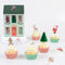 Festive House Cupcake Kit by Meri Meri. Australian Art Prints and Homewares. Green Door Decor. www.greendoordecor.com.au