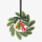 Festive Sprig Mini Wreath | Christmas Hanging Decoration by French Country Collections. Australian Art Prints, Gifts, Fashion and Homewares. Green Door Decor. www.greendoordecor.com.au