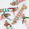 Festive Stripe Sausage Dog Christmas Crackers (x6) by Meri Meri. Australian Art Prints and Homewares. Green Door Decor. www.greendoordecor.com.au