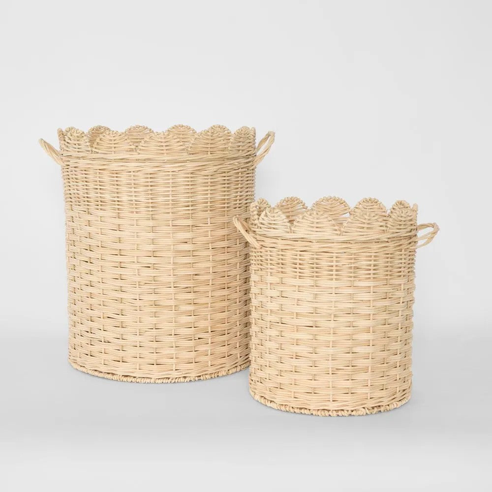 Festonne Baskets (2 Sizes) by Florabelle and Perfect Pieces. Australian Art Prints, Gifts, Fashion and Homewares. Green Door Decor. www.greendoordecor.com.au