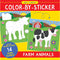 First Colour-By-Sticker Book | Farm Animals by Peter Pauper Press. Australian Art Prints, Gifts, Fashion and Homewares. Green Door Decor. www.greendoordecor.com.au