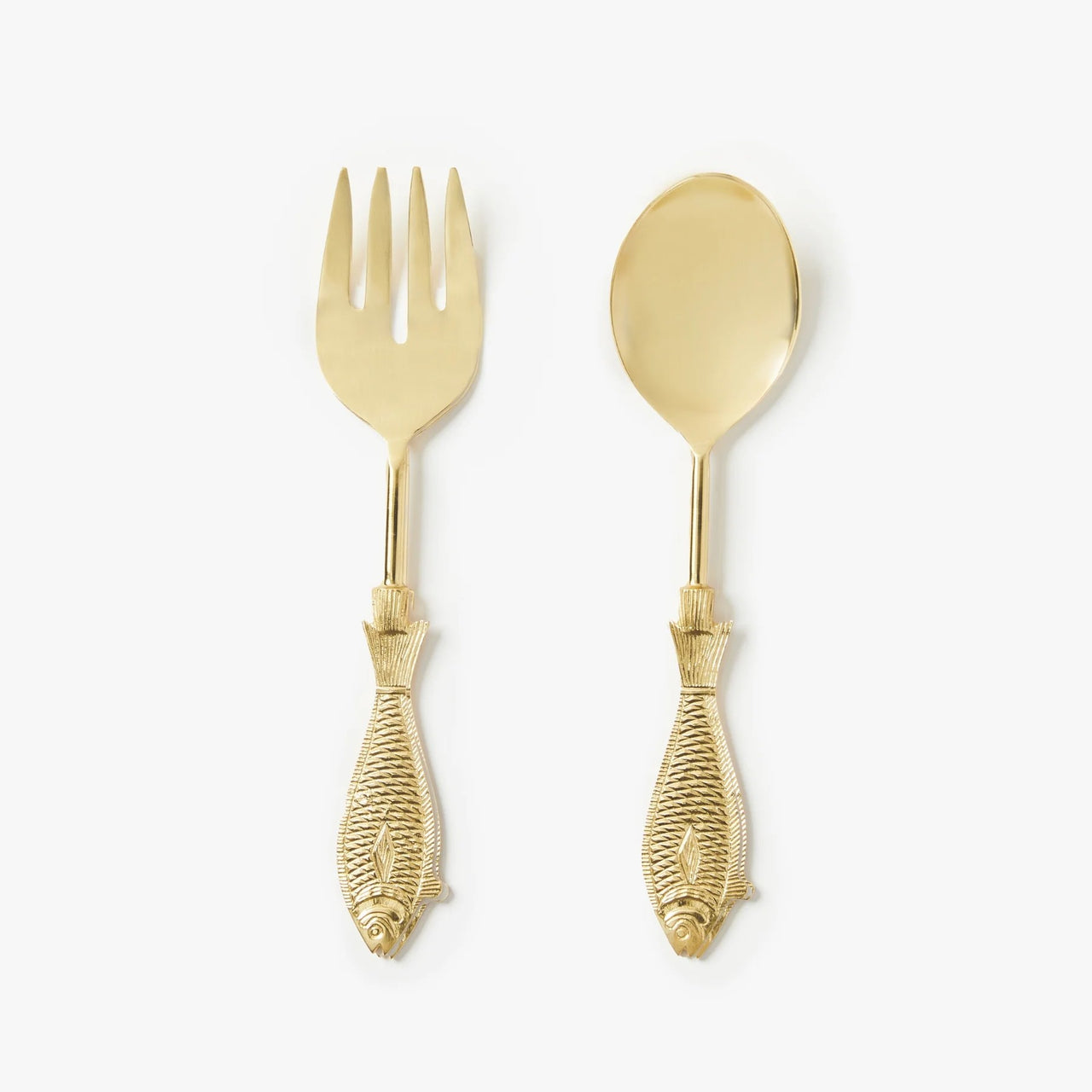 'Fish' Salad Servers by Bonnie and Neil. Australian Art Prints and Homewares. Green Door Decor. www.greendoordecor.com.au