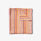 Fitted Sheet - Queen | Stripe Orange by Bonnie and Neil. Australian Art Prints and Homewares. Green Door Decor. www.greendoordecor.com.au