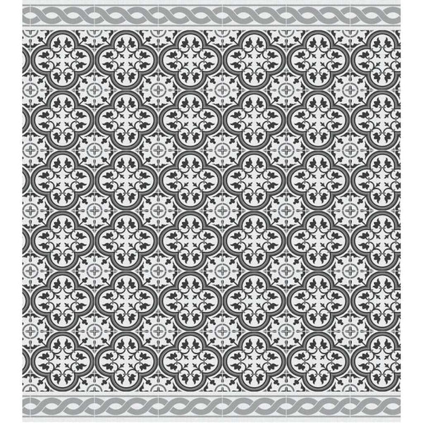 Floor Mat | Portuguese Grey Tiles by The Lost and Found Department. Australian Art Prints and Homewares. Green Door Decor. www.greendoordecor.com.au