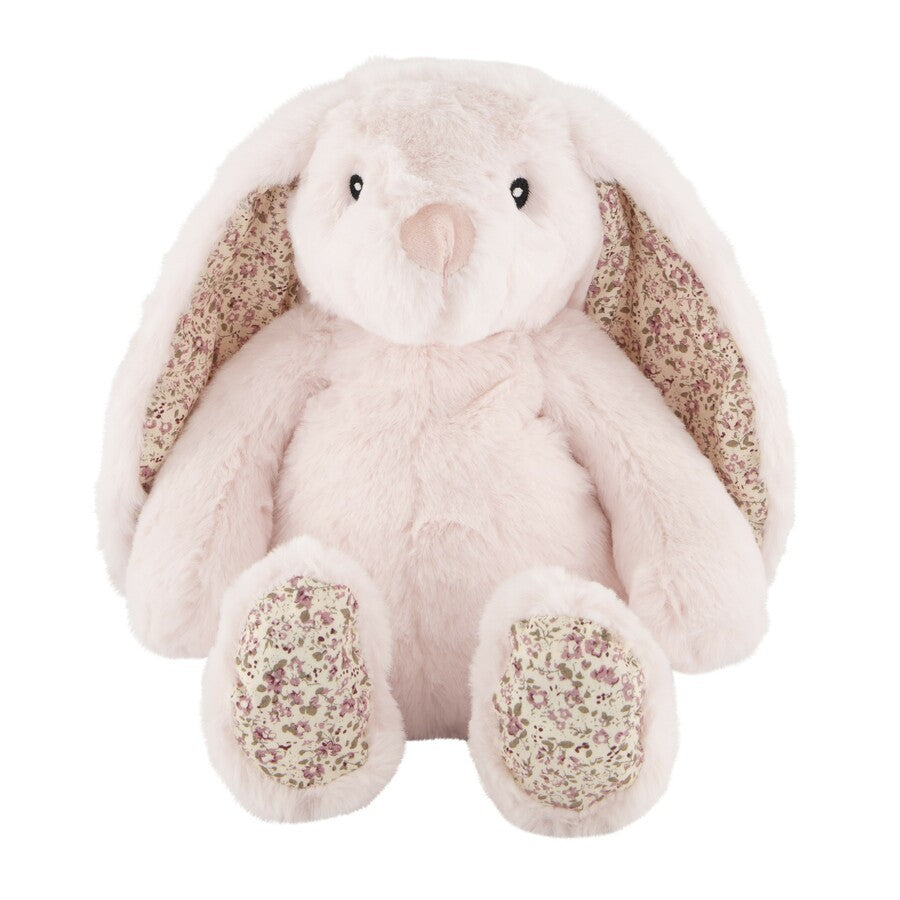 'Flopsy Bunny' Soft Toy | Floral Sweet Pink by Lily & George. Australian Art Prints and Homewares. Green Door Decor. www.greendoordecor.com.au