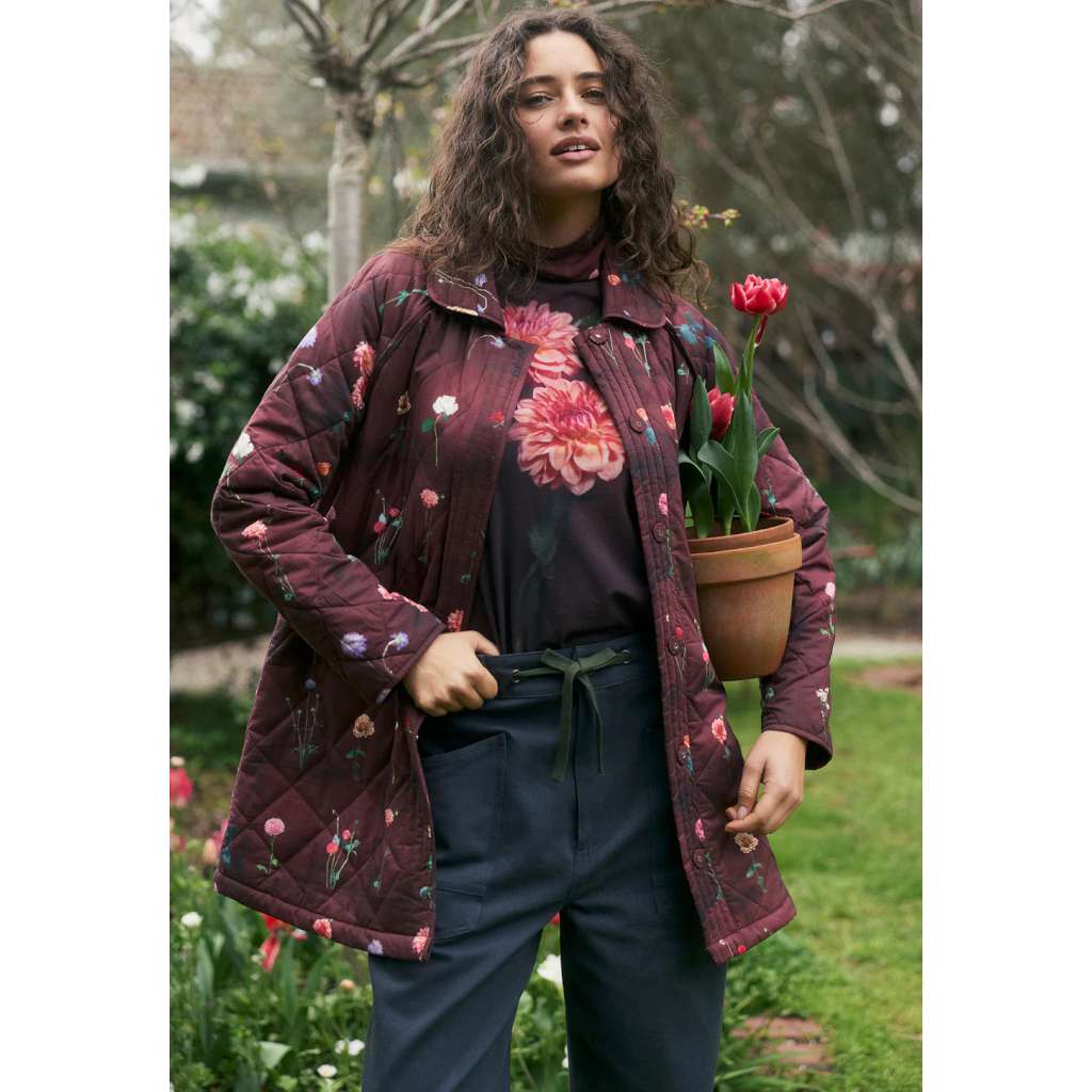 Flora Trench | Bloom Tile by Nancybird. Australian Art Prints, Gifts, Fashion and Homewares. Green Door Decor. www.greendoordecor.com.au