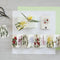 Floral Emblems Gift Tag Wallet by Bell Art. Australian Art Prints, Fashion and Homewares. Green Door Decor. www.greendoordecor.com.au