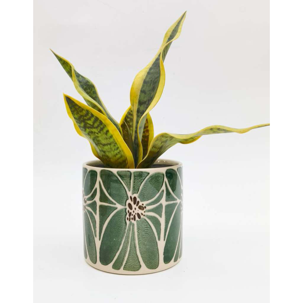 Florence Planter | Green 14cm by Urban Products. Australian Art Prints and Homewares. Green Door Decor. www.greendoordecor.com.au