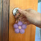 Felt Flower Keychain | Lilac by Home Dweller. Australian Art Prints, Gifts, Fashion and Homewares. Green Door Decor. www.greendoordecor.com.au