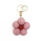 Felt Flower Keychain | Pink by Home Dweller. Australian Art Prints and Homewares. Green Door Decor. www.greendoordecor.com.au