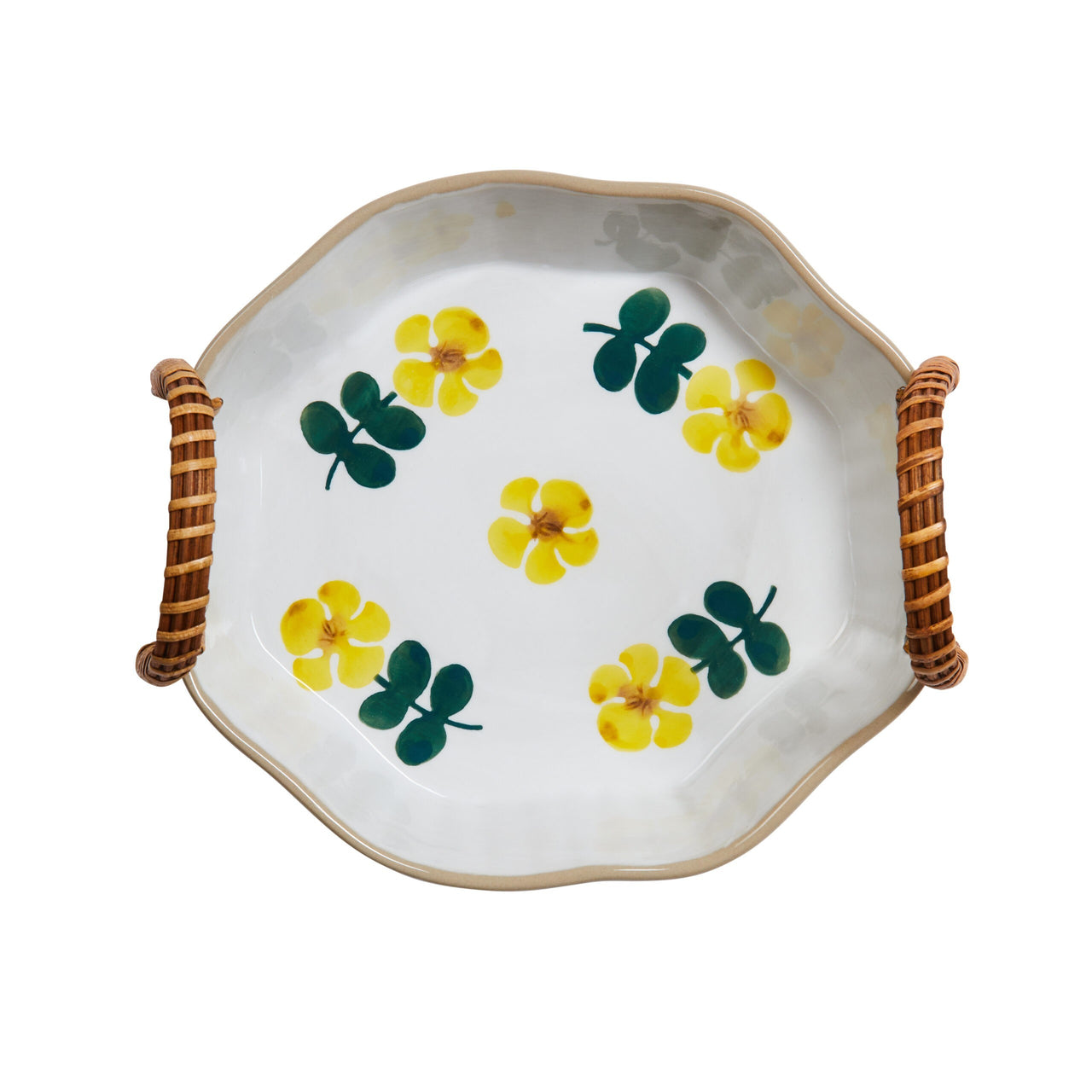 'Fleurette' Ceramic Serving Dish by Sanctuary Studio. Australian Art Prints and Homewares. Green Door Decor. www.greendoordecor.com.au