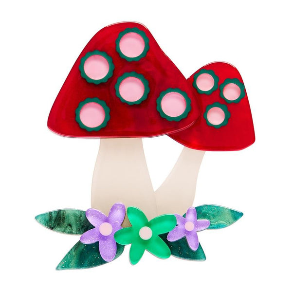 Forest Fun Guy Brooch | Erstwilder. Australian Art Prints, Gifts, Fashion and Homewares. Green Door Decor. www.greendoordecor.com.au