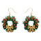 Forest Wreath Drop Earrings | Erstwilder. Australian Art Prints and Homewares. Green Door Decor. www.greendoordecor.com.au