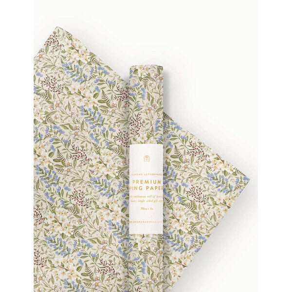 Gift Wrap Roll (3m) | Forget Me Not by Bespoke Letterpress. Australian Art Prints, Gifts, Fashion and Homewares. Green Door Decor. www.greendoordecor.com.au